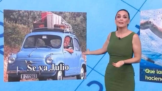 El “guiño” de Mónica Carrillo a Julio Iglesias que desata las risas en redes