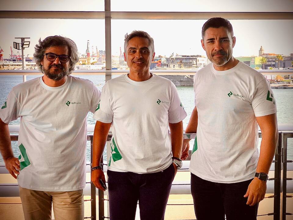 Imagen de Álvaro Baena (Fundador), Tiago Cruz (izquierda/co-fundador) y Hector Ruíz (Derecha/co-fundador) - GOTRUCKI