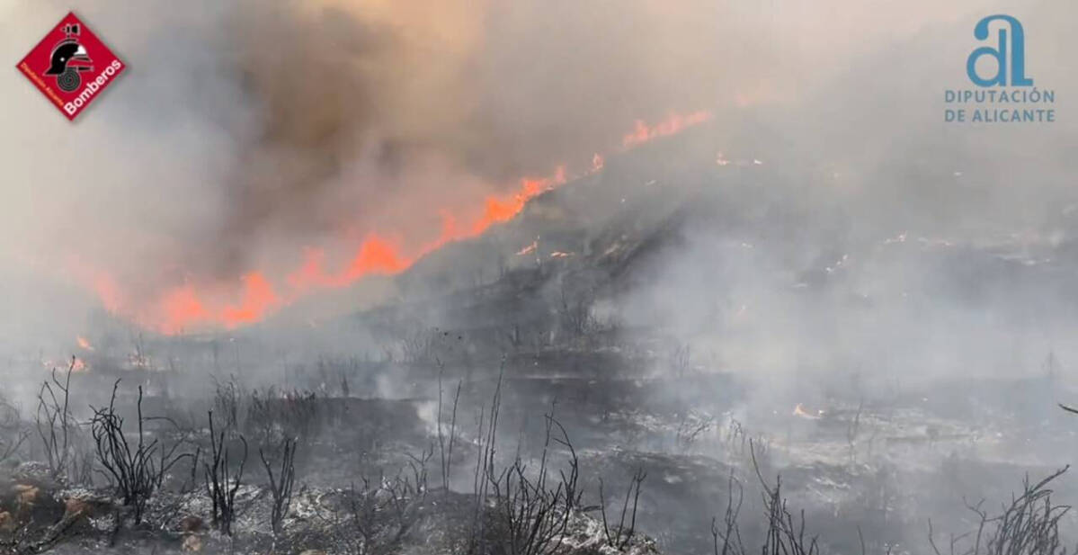 Incendio Vall d'Ebo.