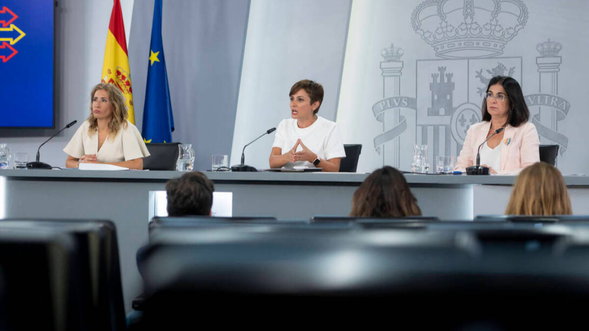 Isabel Rodríguez tras el Consejo de Ministros