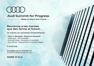 Audi Summit for Progress convierte Madrid en la capital mundial de la movilidad 