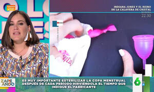 Boticaria García explica cómo usar bien la copa menstrual y dispara La Sexta