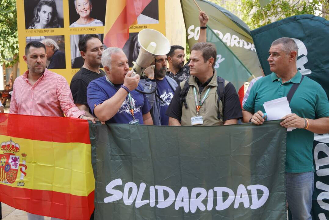 Concentración de Solidaridad frente a la Delegación del Gobierno.