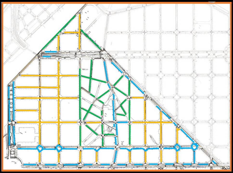 Mapa de Ruzafa con las nuevas zonas de aparcamiento
