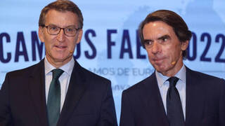 Aznar bendice a Feijóo como alternativa a la 