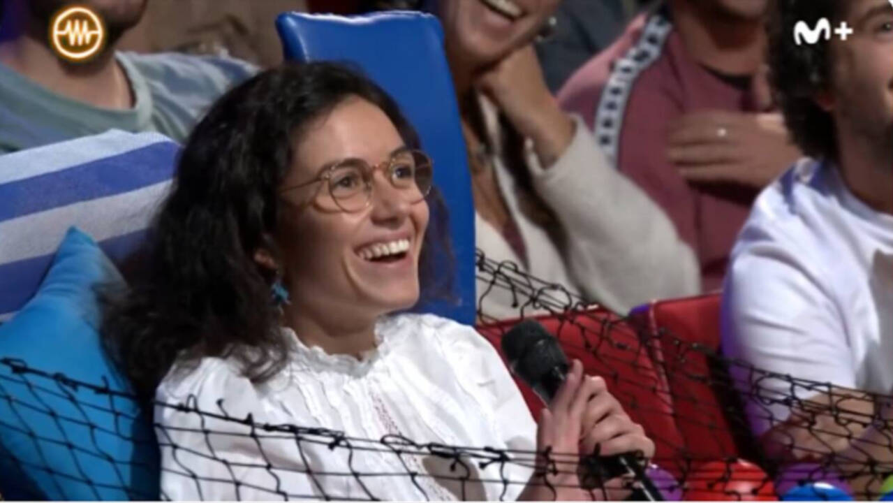 La espectadora Silvana que se ha hecho famosa por su intervención en La Resistencia.