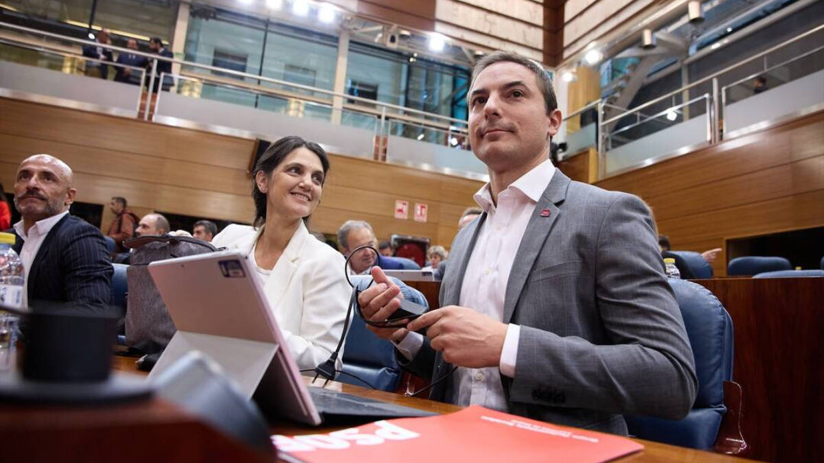 El secretario general del PSOE-M, Juan Lobato