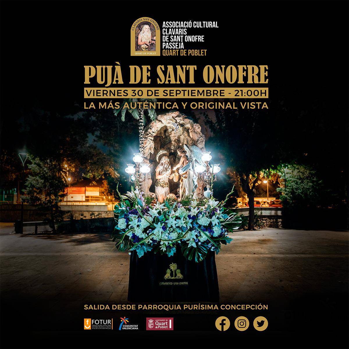 Imagen promocional de la 'Pujà de Sant Onofre' - CLAVARIOS DE SANT ONOFRE