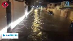 El episodio de lluvias deja inundaciones y arrastre de coches
