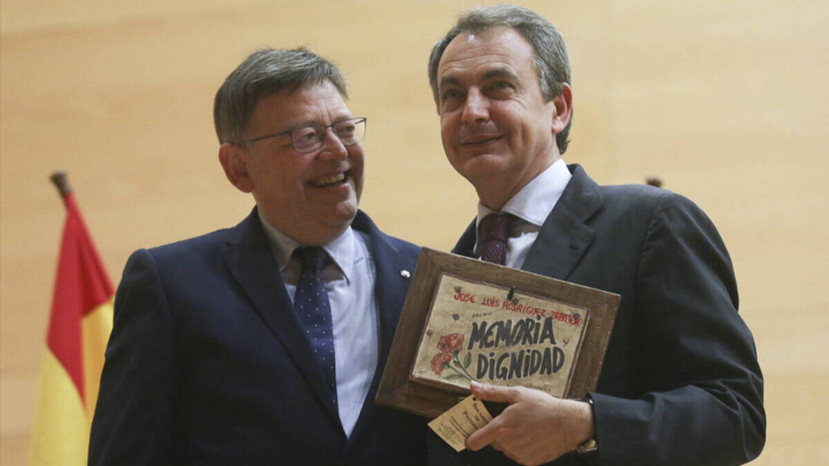 Ximo Puig junto a Zapatero
