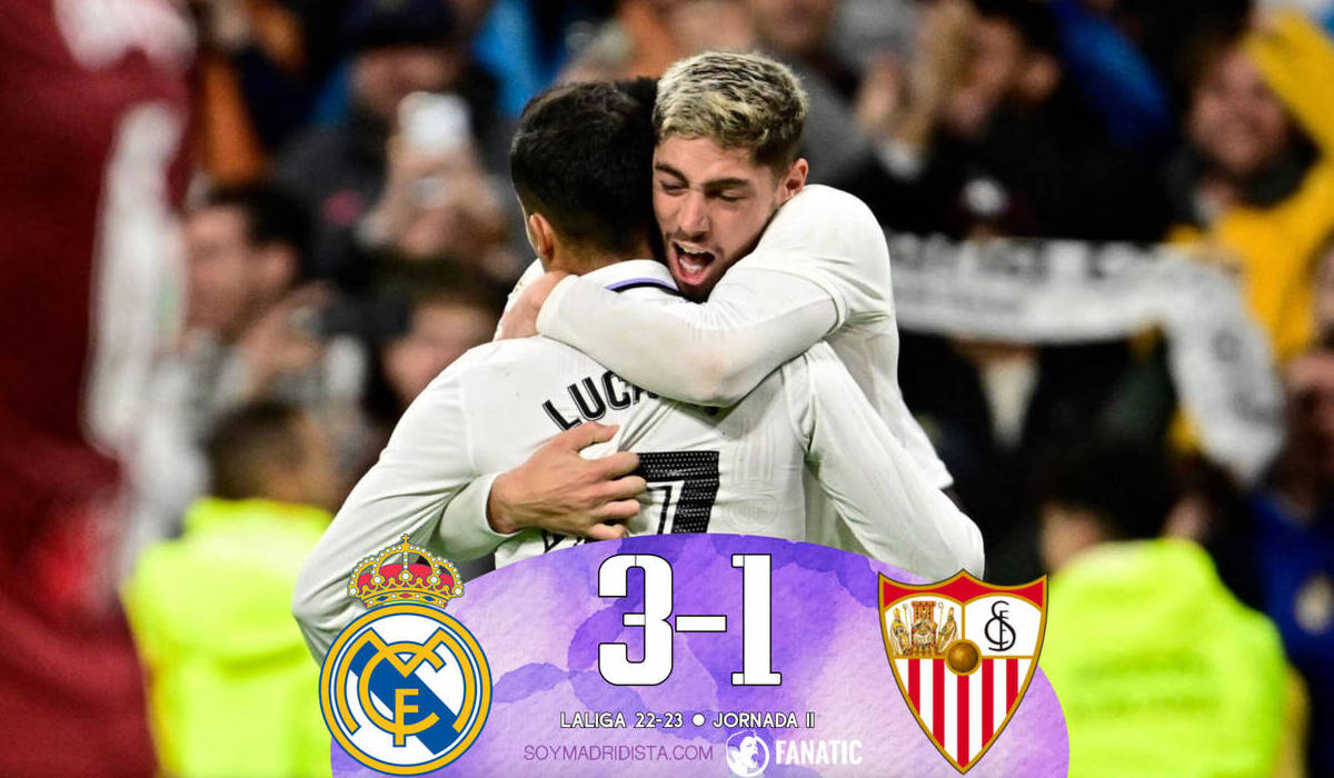 Real Madrid 3-1 Sevilla.