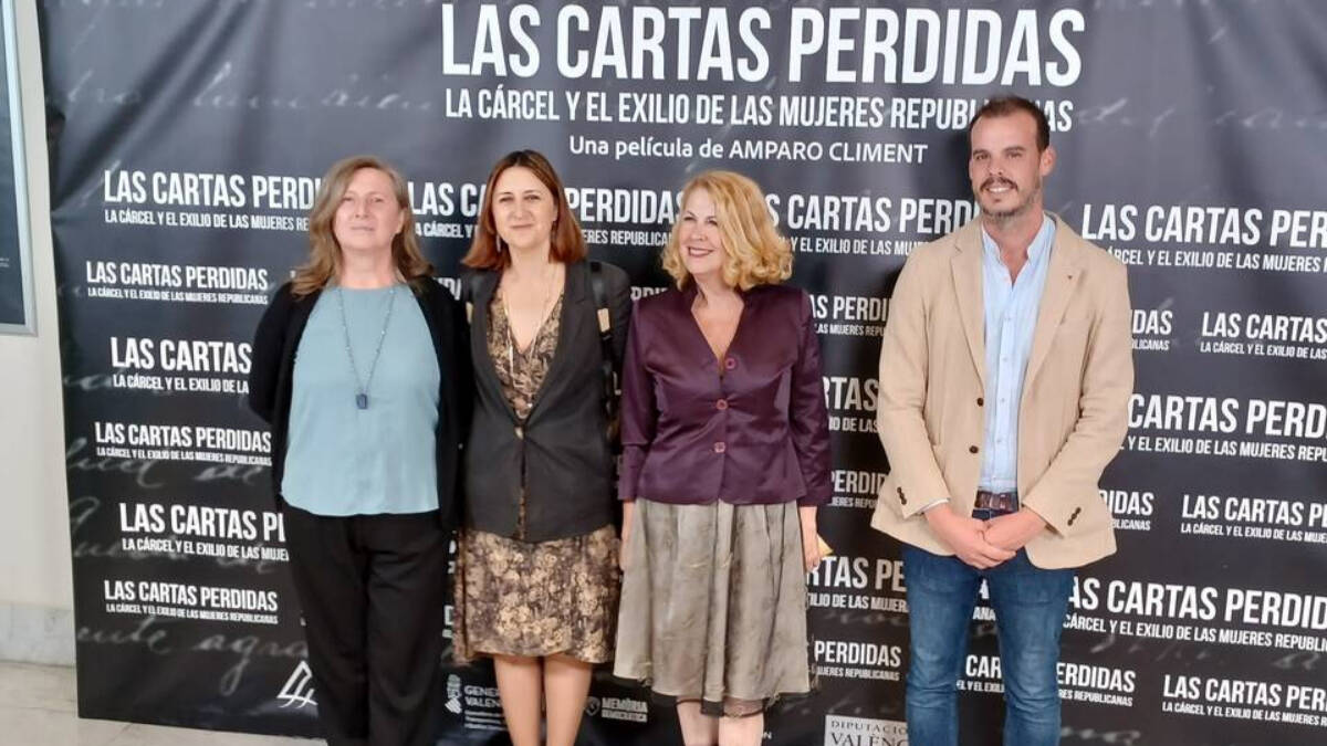 La consellera Rosa Pérez en el estreno de 'Las cartas perdidas' en Madrid