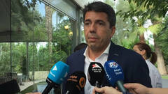 Mazón contesta al ministro Albares: “Eso faltaba, que en Alicante no suban las pensiones”