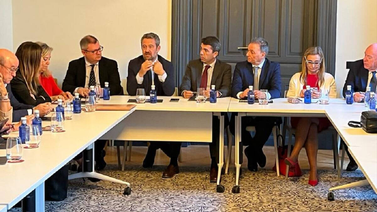Los PGE para Alicante y las ayudas al tejido productivo centran la primera reunión de sectores de la Comunitat con el PP - CEV