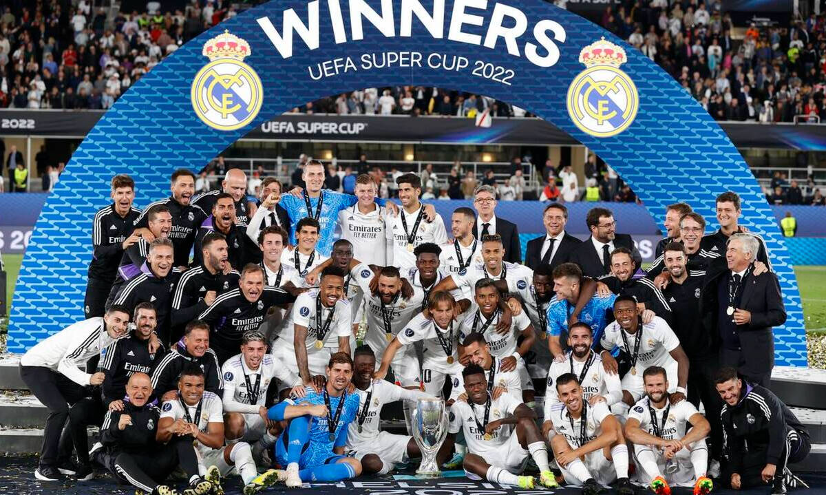 Real Madrid, último campeón de la Supercopa. 