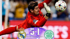 Real Madrid 5 - Celtic de Glasgow 1: del balonmano al aplastamiento