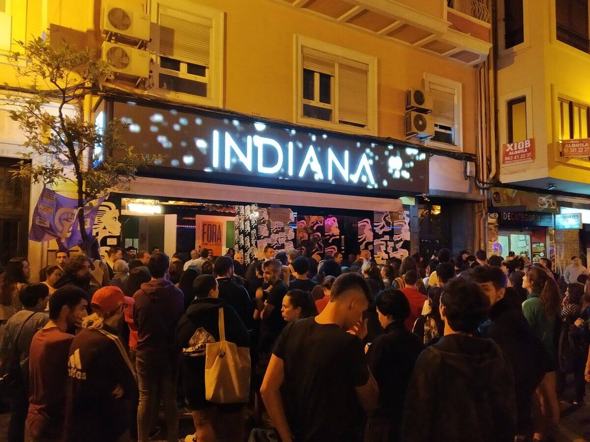 Discoteca Indiana en Valencia.