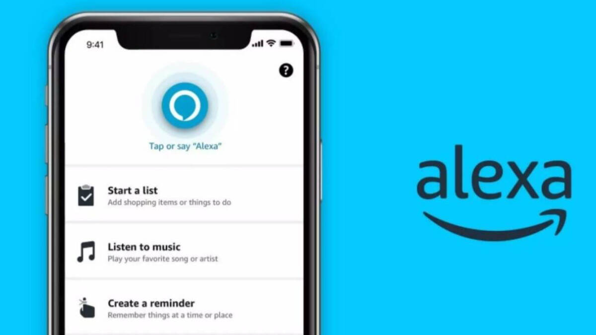 El asistente personal de Amazon, Alexa, funcionando en un smartphone