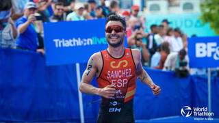 Bronce para el alicantino Roberto Sánchez Mantecón en las World Triathlon Series 