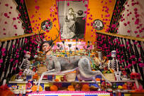 El Altar de Muertos y sus ofrendas a Frida Kahlo