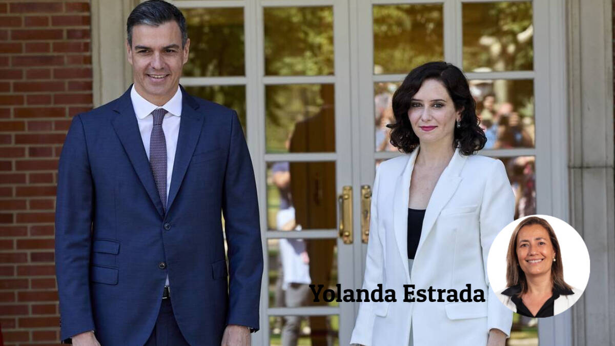 El presidente del Gobierno, Pedro Sánchez, y la presidenta de la Comunidad de Madrid, Isabel Díaz Ayuso, en La Moncloa