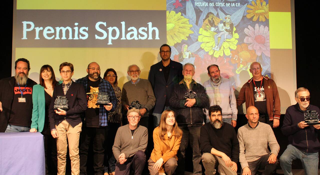 Imagen de los premiados en los Premios Splash - 