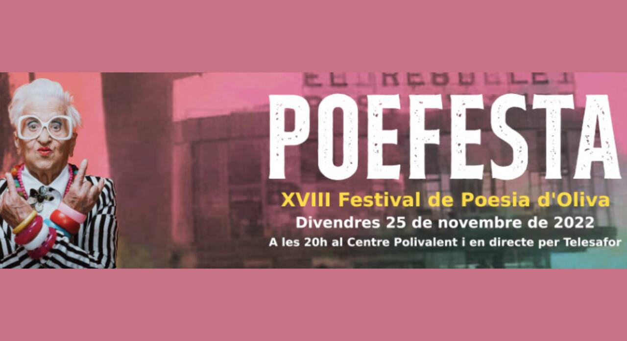 Cartel promocional del Oliva Poefesta - POEFESTA