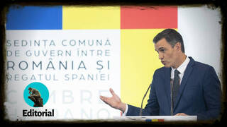 Pedro Sánchez, en la cumbre hispano-rumana