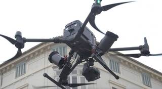 Telefónica prueba los drones para la transmisión de vídeo en una red privada 5G