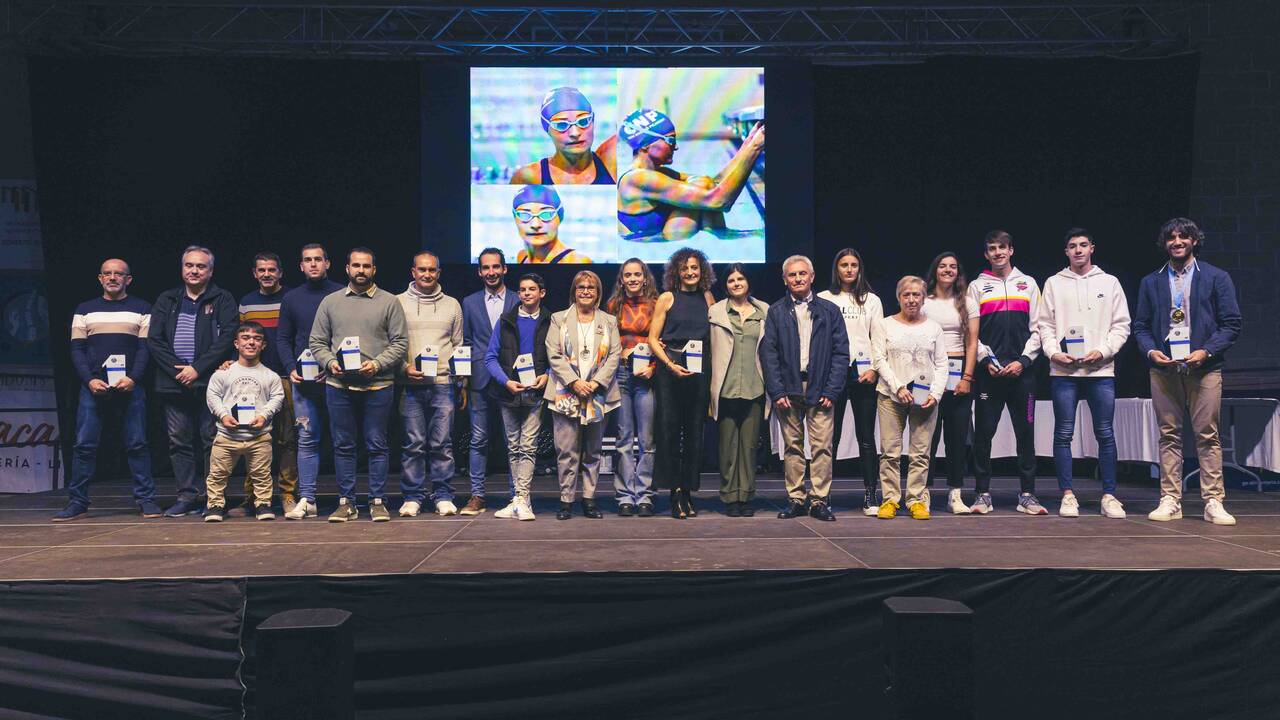 Algunos de los premiados en la 18ª Gala del Deporte de Picassent - AJUNTAMENT DE PICASSENT