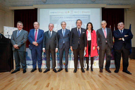 Empresarios se comprometen a fortalecer el eje Madrid-CV para dinamizar la economía