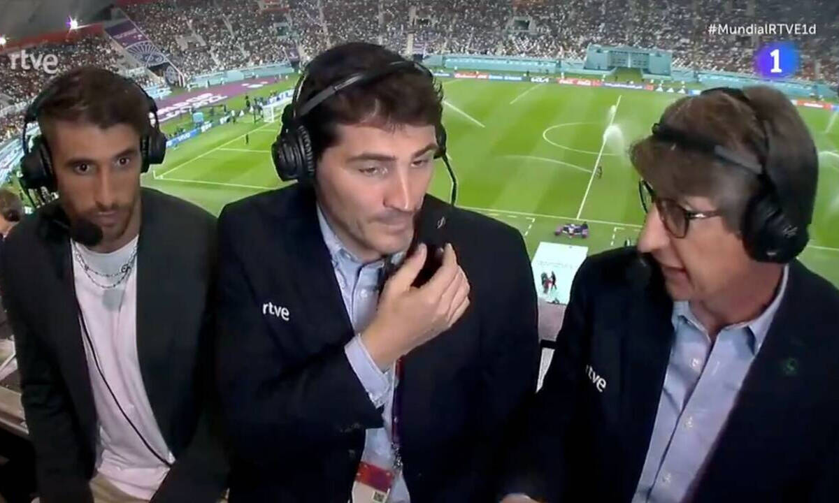 Javi Martínez, Iker Casillas y Juan Carlos Rivero.