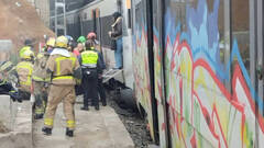 Al menos 150 heridos por el choque de dos trenes en Barcelona