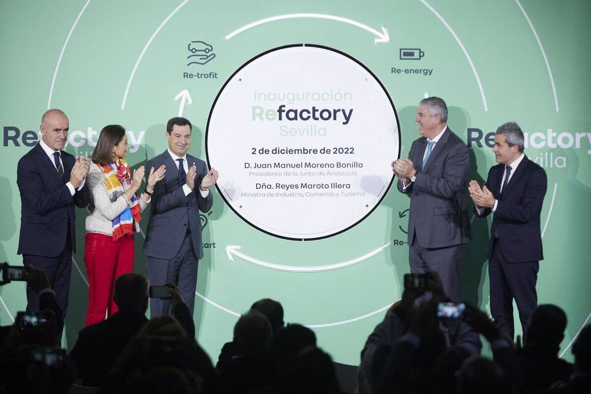 Inauguración de la planta Refactory Sevilla de Renault Group.