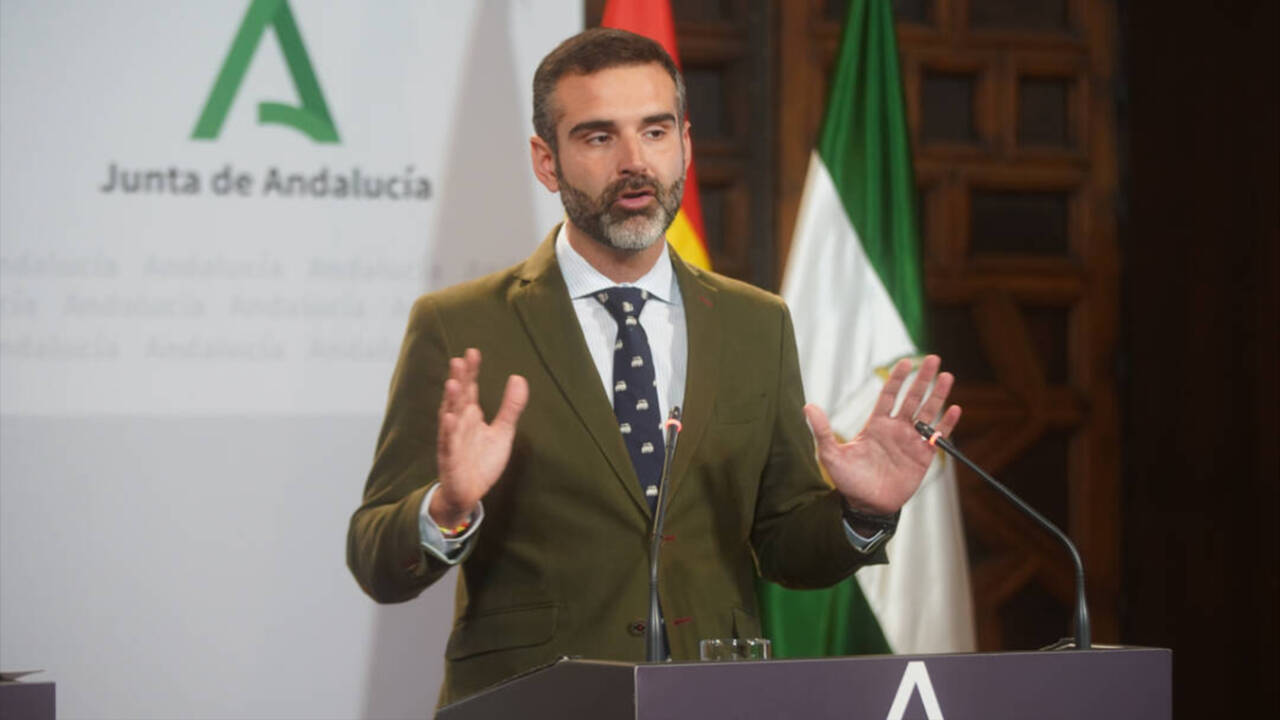 El consejero de Sostenibilidad de la Junta de Andalucía y portavoz del Gobierno, Ramón Fernández-Pacheco.