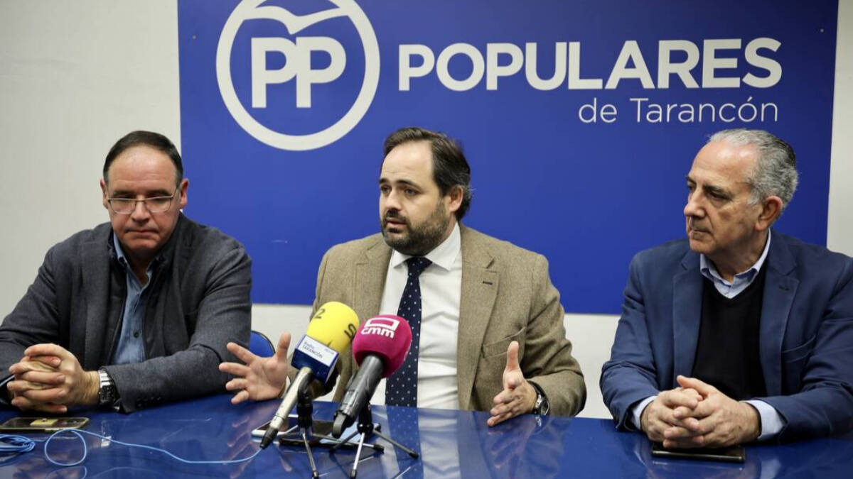 El líder del PP de Castilla-La Mancha, Paco Núñez, este viernes.