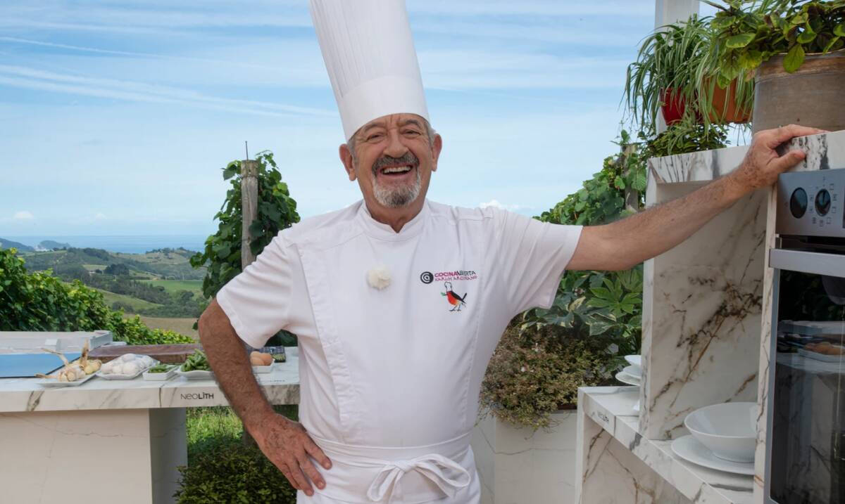 Karlos Arguiñano, cocinero estrella de Antena 3. 