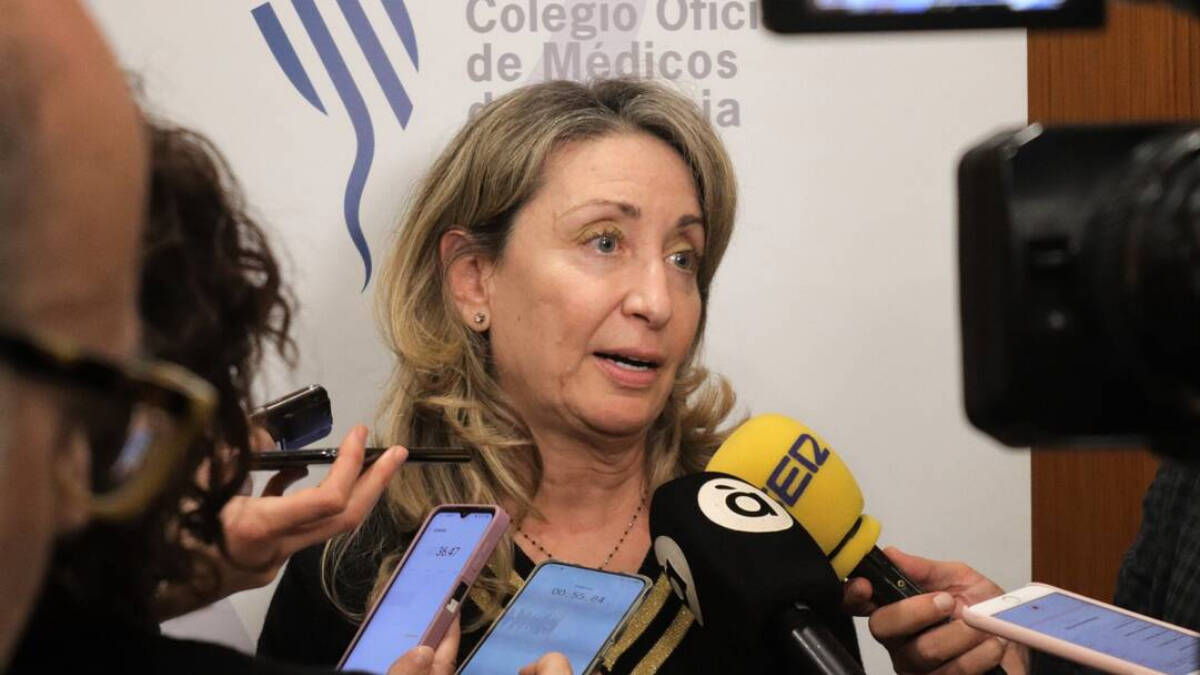 Mercedes Hurtado, presidenta del Ilustre Colegio de Médicos de Valencia