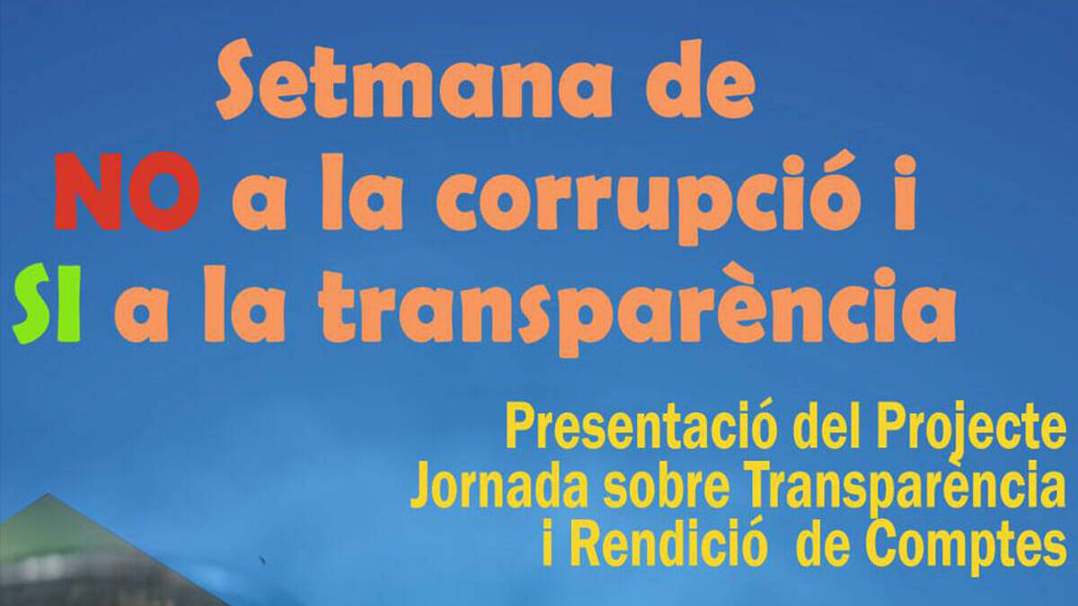 Semana “No a la corrupción y sí a la transparencia” de AEGAP 