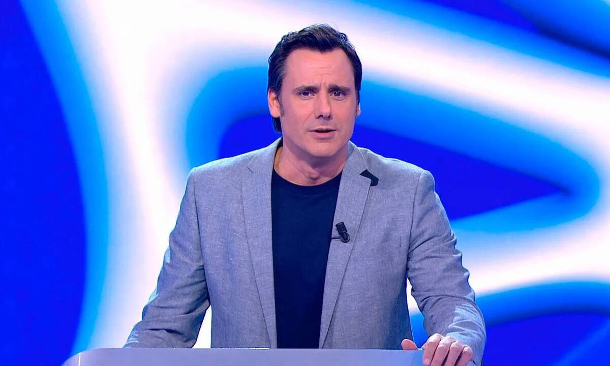 Ion Aramendi, presentador de "Reacción en cadena". 