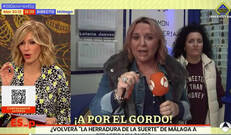 Susanna Griso tiene que frenar a Toñi Portillo ante la petición a un lotero
