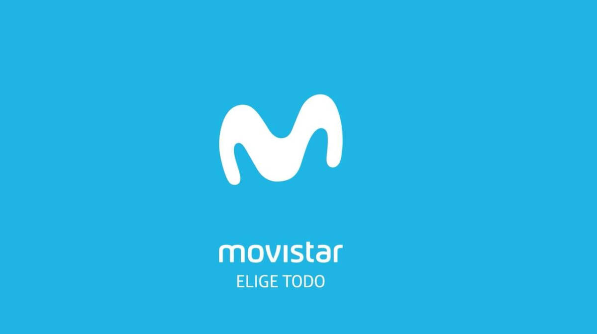 Logo de Movistar, el servicio de telefonía.