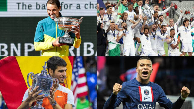 2022, un año de éxito en tenis, la Decimocuarta y el no de Mbappé al Real Madrid