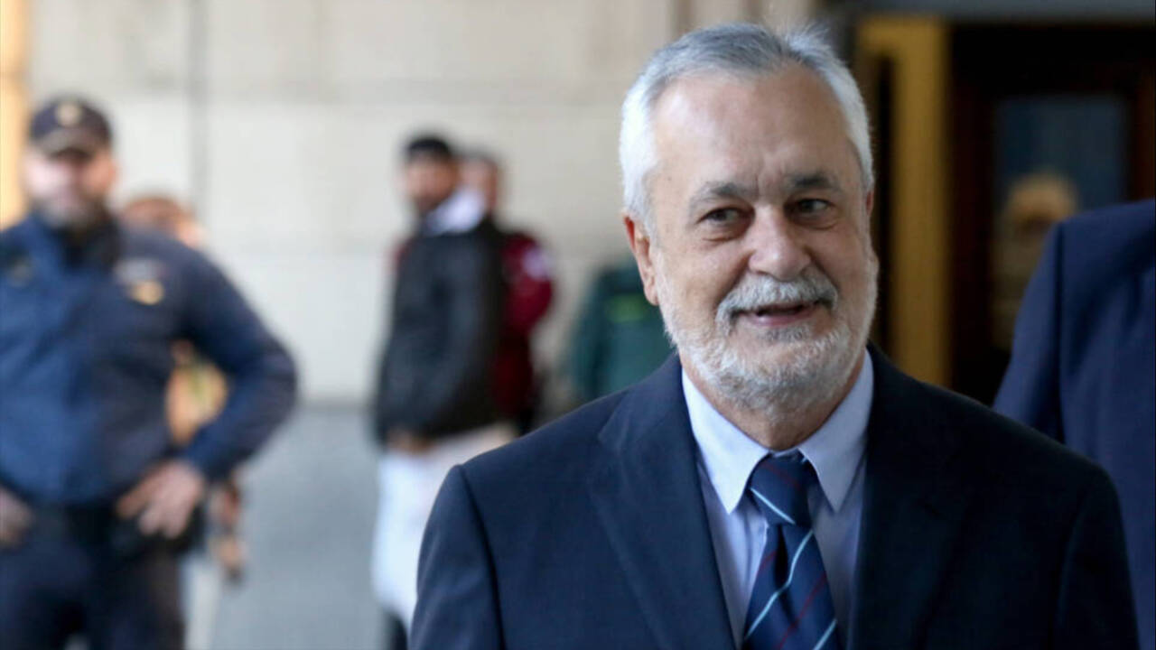 El expresidente de la Junta de Andalucía, José Antonio Griñán, durante el juicio de los ERE: