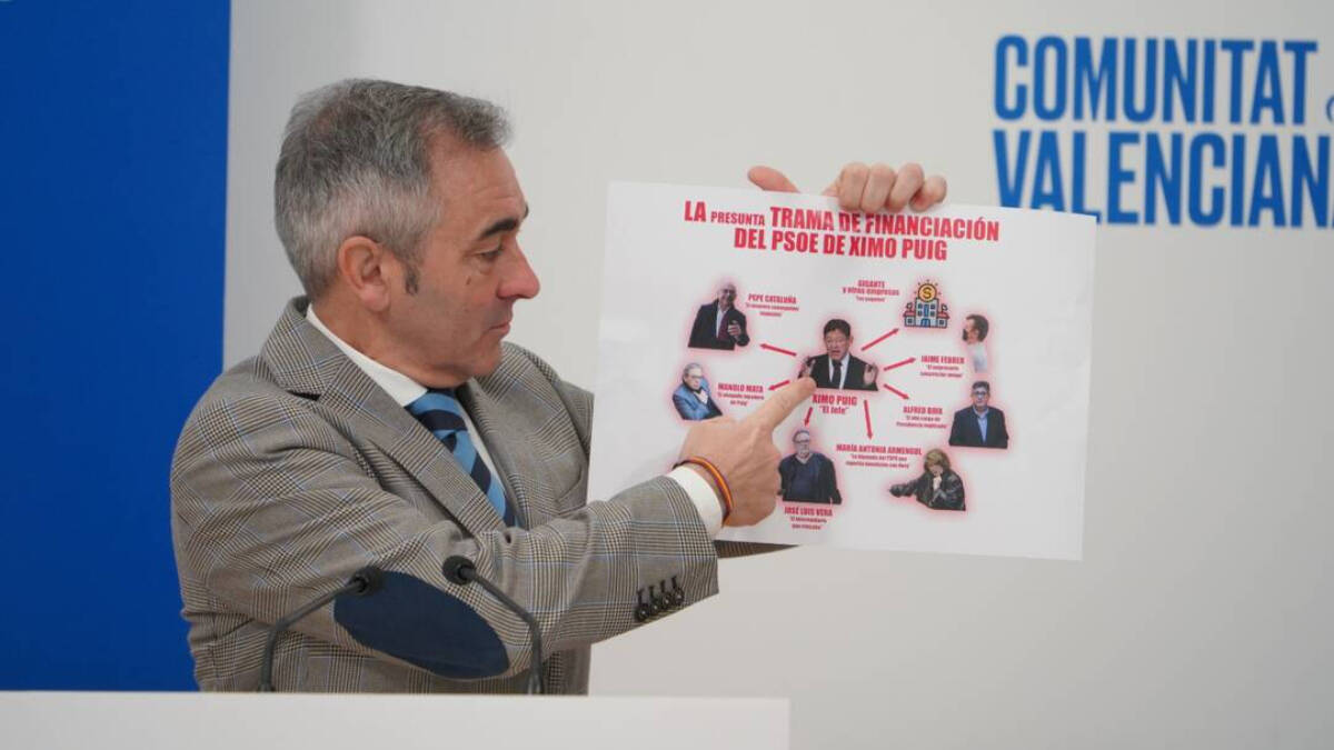 El director de campaña del PPCV y diputado en Les Corts, Miguel Barrachina. 