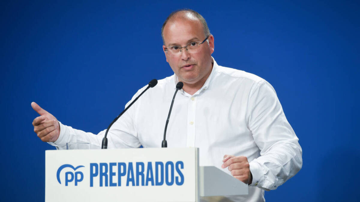 El vicesecretario de Organización Territorial del Partido Popular, Miguel Tellado.