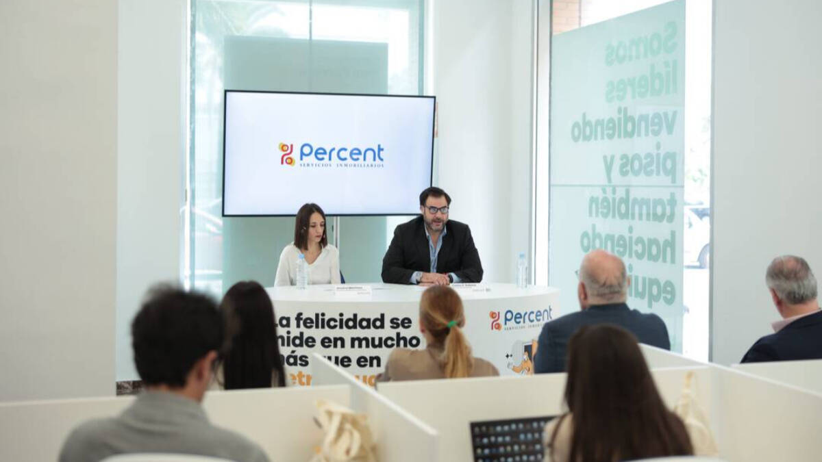 La inmobiliaria Percent pone en marcha la jornada de cuatro días con la misma remuneración para todo su equipo en España.