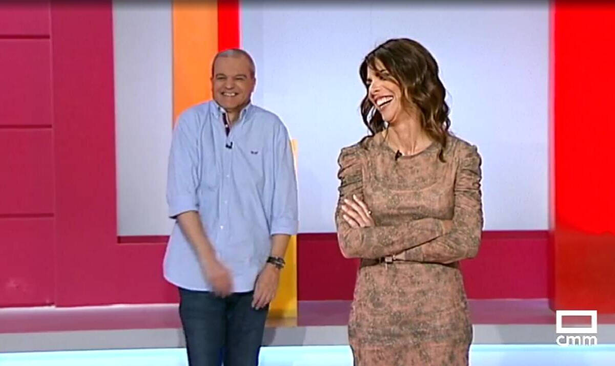 Ramón García y Gloria Santoro, presentadores de "En Compañía". 