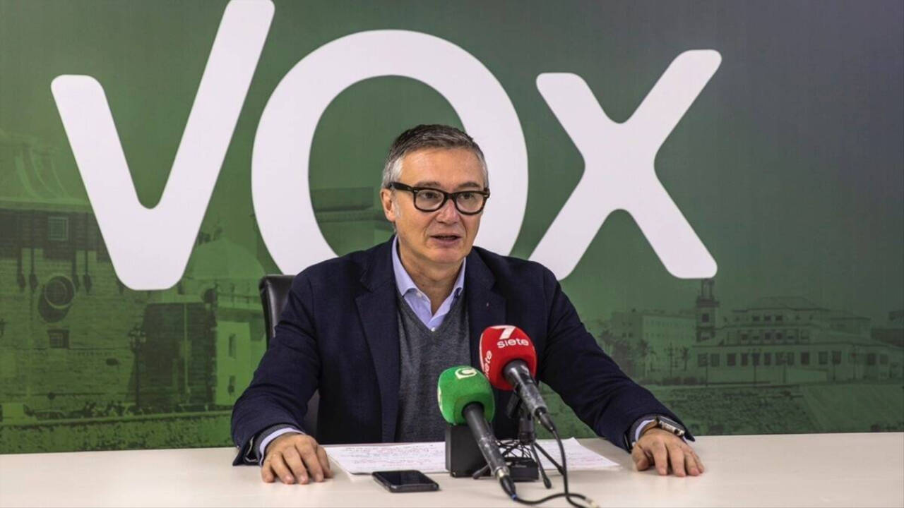 Manuel Gavira, portavoz del Grupo parlamentario de Vox en Andalucía.