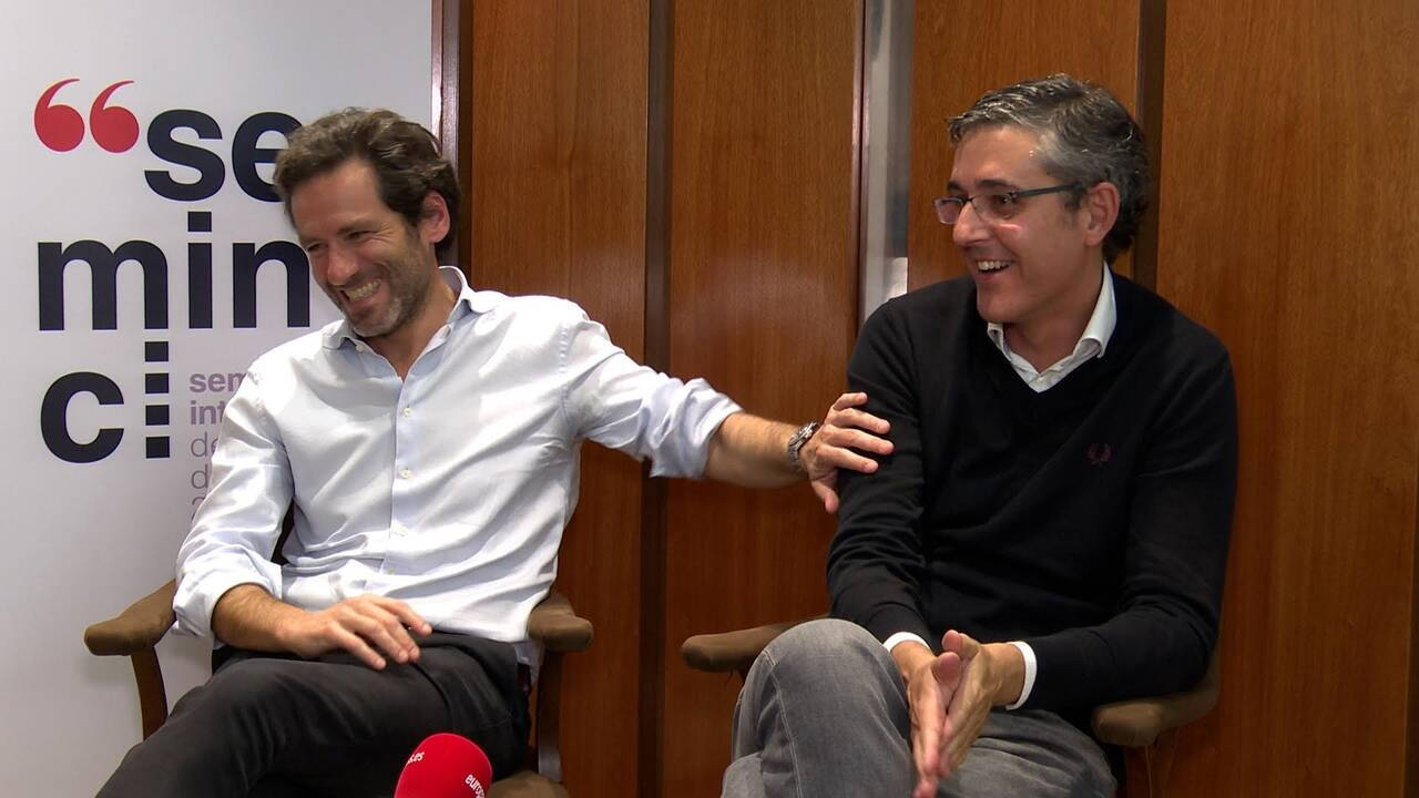 Borja Sémper y Eduardo Madina, en una fotografía reciente. 